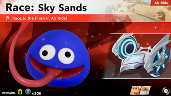 Race to the finish in Air Ride!