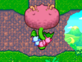 After revisiting the stage, 5 Kirbys start to pull down a massive turnip