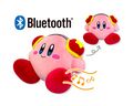 Plush of Mike Kirby with a Wireless Bluetooth Speaker
