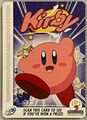 "KIRBY-e" card front