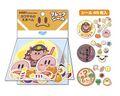"Kawasaki boxed lunch" sticker set from the "Kirby Pupupu Train" 2018 events