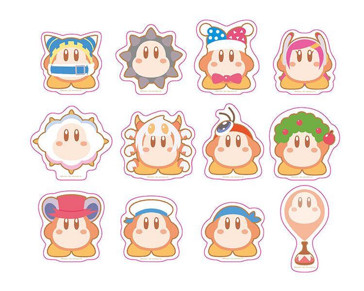 File:Waddle Dee Collection Die Cut Stickers.jpg