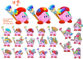 Various concept art of Artist Kirby