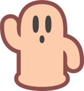 Artwork without the hat from Kirby: Canvas Curse
