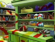 Curio's museum is a mess.