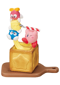 "Cheese Fondue Bread" figure from the "Kirby Bakery Cafe" merchandise line, manufactured by Re-ment