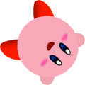 Model of Kirby used for his trophy (Smash; obtained in Adventure Mode)