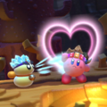 Tip image of Ice Curling about to be activated from Kirby Star Allies