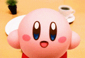 GIF accompanying the first Twitter post from the Kirby Café account[11]