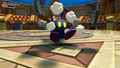 Meta Knight being unmasked upon his defeat in the Colosseum