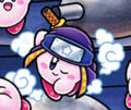 Ninja Kirby in Find Kirby!! (Battleship Halberd)