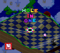 Scoring a hole-in-one on a course
