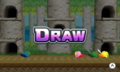 The draw screen from Training mode