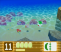 Kirby dips into the deeper waters.
