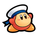 Sticker depicting Sailor Waddle Dee from Kirby: Planet Robobot