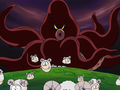 Octacon appears to gobble up some sheep.