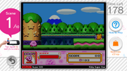 Starting screen for Kirby Super Star.