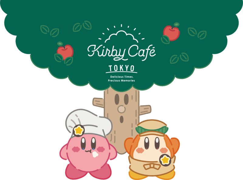 File:Kirby, Waddle Dee, & Whispy Woods - Kirby Café.png
