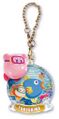 "Tokushima / Whirlpool" keychain from the "Kirby's Dream Land: Pukkuri Keychain" merchandise line.