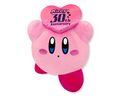 Plush of Kirby holding a Friend Heart by San-ei, created for Kirby's 30th Anniversary