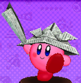 The Newspaper Hat in Kirby Battle Royale