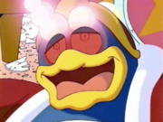 King Dedede begins to pulsate as the monster inside him reaches its limit.