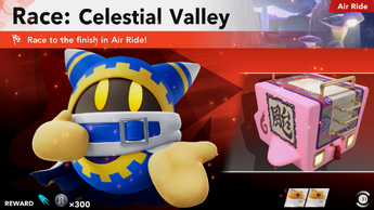Race to the finish in Air Ride!
