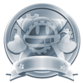 Silver Magolor medal used in Kirby's Return to Dream Land Deluxe