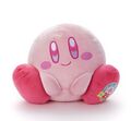 Kirby plushie from the "Mocchi-Mocchi" merchandise line, created for Kirby's 25th Anniversary