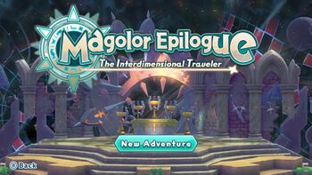 KRtDLD Magolor Epilogue title screen.jpg