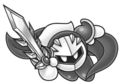 Character artwork from Kirby: Meta Knight and the Knight of Yomi