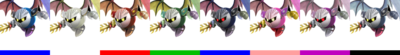 SSB4 Meta Knight Color Palette.png