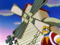 King Dedede introduces Windwhipper to Sir Gallant.