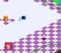 A round of ice skating in a game of golf (Hole 7)