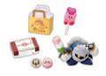 "Souvenir" miniature set from the "Kirby Japanese Tea House" merchandise line, featuring the Waddle Dee yunomi cup on the bag