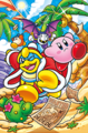 Key art of Kirby: King Dedede's Great Escape Mission!