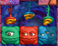 Screenshot of all three types from Kirby and the Rainbow Curse