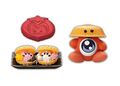 "Monaka" miniature set from the "Kirby Japanese Tea House" merchandise line, featuring a Maxim Tomato tea mat
