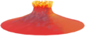 Model of Pyribbit's volcano from Team Kirby Clash in Kirby: Planet Robobot