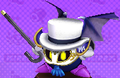 Meta Knight with the Party Mask on in Kirby Battle Royale