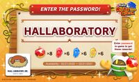English HALLABORATORY password introduction