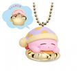 Sleep Kirby keychain from the "Kirby Twinkle Dolly" merchandise series