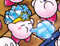 Ice Kirby in Find Kirby!! (Battleship Halberd)