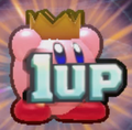 A 1-Up in Extra Mode from Kirby's Return to Dream Land Deluxe