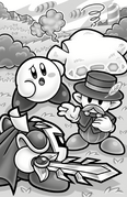 Kirby's Warp Star is broken.