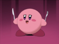 Kirby while under the effect of a Gijira Extract overdose in A Recipe for Disaster