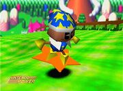 Screenshot from the unreleased Kirby's Air Ride (Nintendo 64)