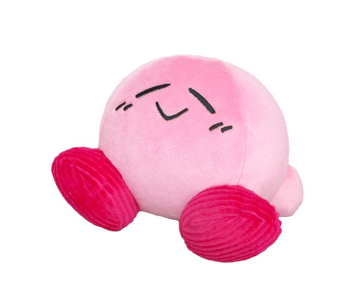 File:KIRBY's Comic Panic - Relaxed Kirby plushie.jpg