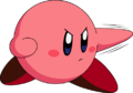 Kirby in a punch pose