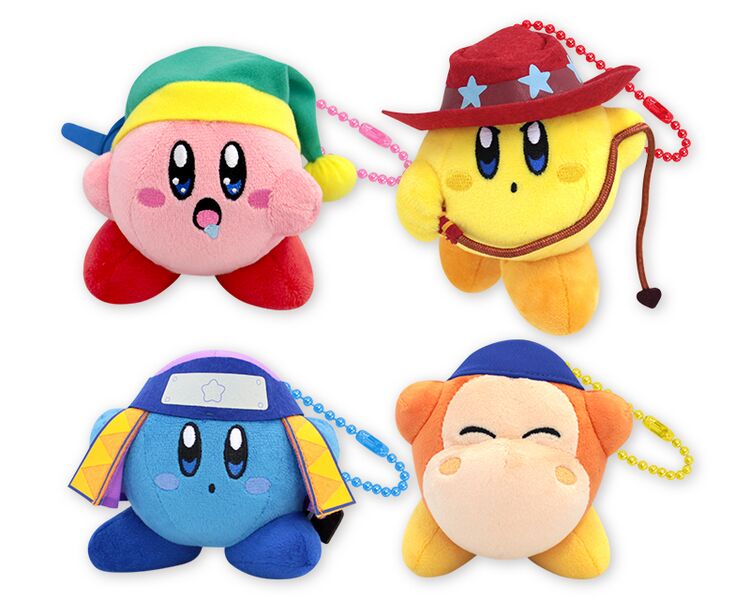 File:Kirby Battle Royale Mascot Plushies.jpg